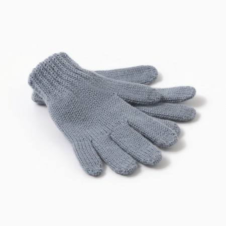 Перчатки для девочки, цвет серый, размер 16-1