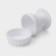 Press for the formation of tartletlets ribbed, 6.8 × 7 cm, white color