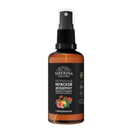 Male deodorant with Aphrodisiacs "Rosemary and Grapefruit", 50 ml