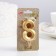 Candle in the Cake "Fine", number "8", gold metallic, 6.5 cm