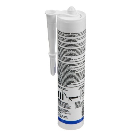 Silicone sealant Soudal Profil, sanitary, white, 270 ml-1
