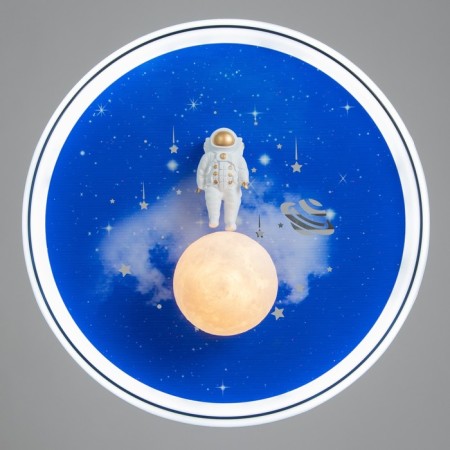 Lamp "Astronaut" LED 48W White-blue 47x47x15 cm Bayerlux-1