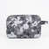 Lightning cosmetic bag, external pocket, gray color