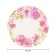 Photo scatter round, size 150x150 cm, Saten