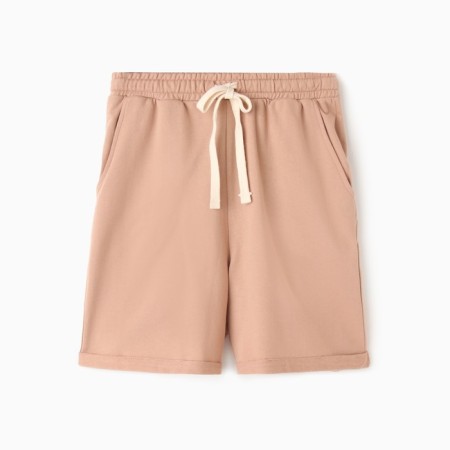 Women's shorts, beige color, size 50