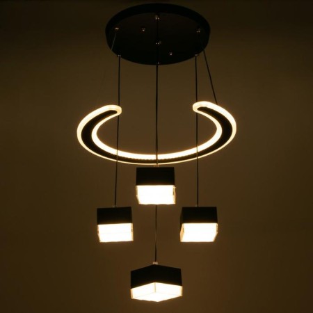Lamp Bayerlux 1646/1wt LED 120W 3000-6000K Black 40x40x106 cm-4