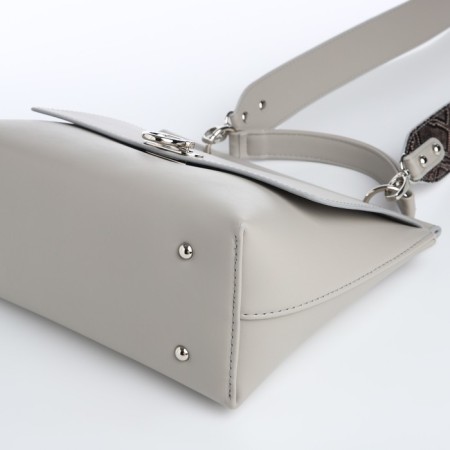Women's bag Textura, messenger, medium size, color gray-3