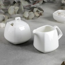 Serving ILONA set, 2 pcs: sugar tower 340 ml, milkman 310 ml