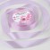 Satin tape, 20 mm × 23 ± 1 m, color warm lilac No. 45