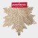 A set of serving napkins on the table “Maple leaf”, 4 pcs, d = 38 cm, gold color