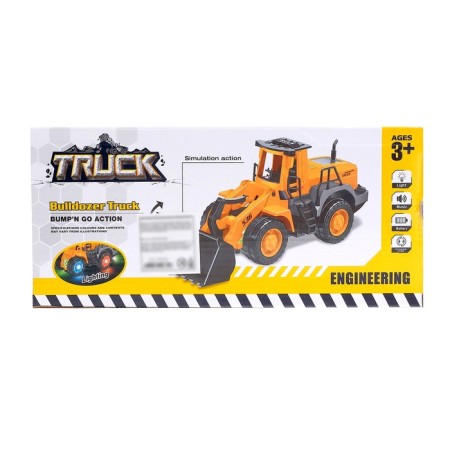 Tractor "Loader", works on batteries, light and sound effects-4