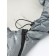 Winter fur “mountain” envelope, size 85 cm, gray color