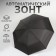 Automatic umbrella "monoton", 3 additions, 8 spokes, r = 48 cm, black color