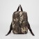 Baby backpack on lightning, 2 outer pockets, green color