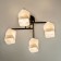 Lamp Citilux "Jerome" CL129245, 49x49x26 cm, 4x75W, E27, Black Color Black