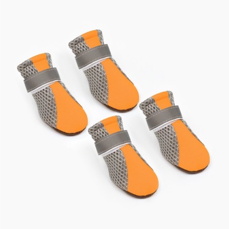 Dog boots "Comfort +", size XL (5, 9 x 4, 8 cm), orange-5