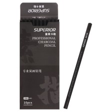 Coal pencil black, medium, dark gray case
