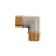 Otmo square, 1/2 ", outer/outer thread, nickel -plated brass