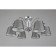 Ceiling chandelier Recco E14 240W