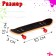Set Skate Park "Trick: Sliding", Fingerboard with railings in the wave