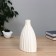 VAZA Ceramics Table "Blaise" 19x17 cm, white
