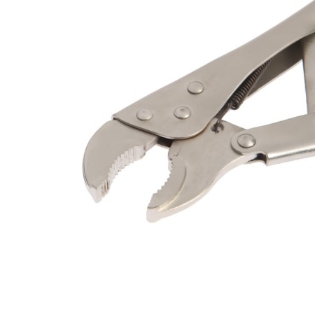 Manual tundra clamp, semicircular capture, with a latch, 250 mm-2