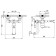 LEMARK VILLA LM4812C bathtub mixer, single -leaf, pour 230 mm, watering can, white