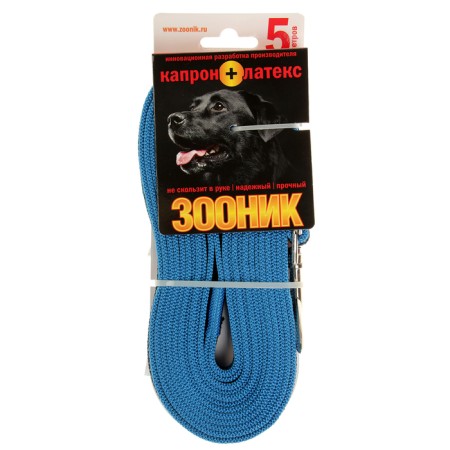 Land "Zononic" Kapron with latex thread, blue, 5 m x 2 cm, blue-2