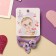Hair elastic band "Pupsenok" (set 2 pcs) sea hobby, 4 cm, lilac