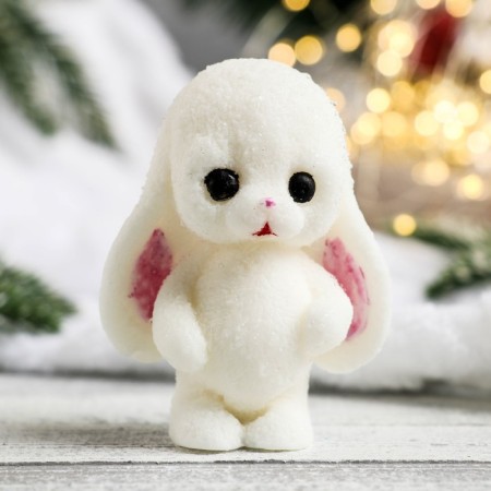 Figure soap "Rabbit Lutik" White, 80g, 4.5x6x8cm