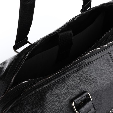 Road bag with lightning, long belt, black color-2