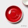 Coffee steam porcelain Magistro Coffee Time, 2 items: a cup 80 ml, a saucer d = 11.5 cm, red color