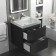 Tumbling under the Uperwood Tanos sink, suspended, 50 cm, black