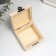 Casket wood for painting square 8x4.5x8 cm