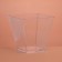 The form of the plastic disposable for the buffet "Square", 200 ml, transparent, 15 pcs/units.