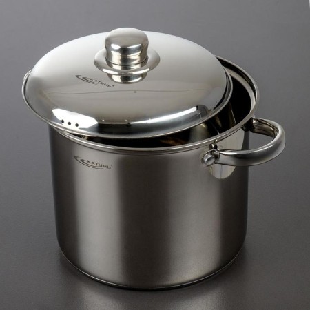 Gretta pan, 5.7 l, d = 20 cm, capsule, metal cover, induction-1