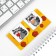 Magnetic bookmarks 2 pcs on the raccoon substrate