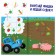 Sudoku-headed book, 16 pp., A5, Blue Tractor