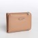 Women's wallet on magnet, beige color