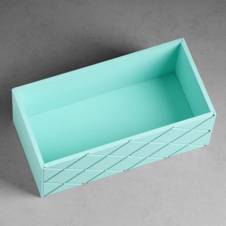 Wooden Kashpo "Hellas Big, Pack", 25 × 12.5 × 10 cm mint-2