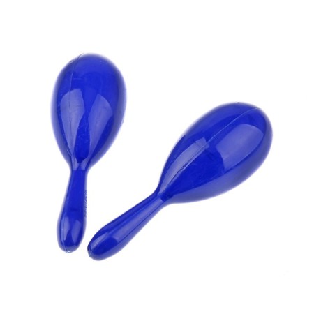 Marakas is monophonic, set 2 pcs., Blue color