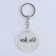 Acrylic key a keychain with a joke "oh, all", diam. 4.5 cm