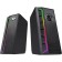 Computer speakers 2.0 Redragon calliope, 2x3 W, backlight, 3.5 mm, black