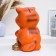 Piggy bank "Cat with a broom" Red, 24x20x28cm