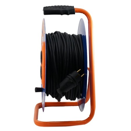 Удлинитель силовой на катушке GLANZEN 4 гн. КГ 3х2,5 арт. EB-30-011-1