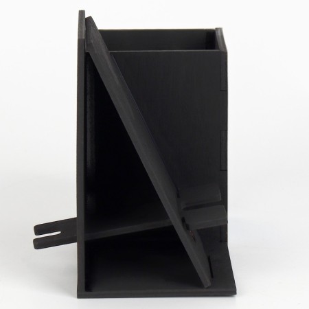 Organizer for the office with a stand under the phone "Is there any?" pigeon-4