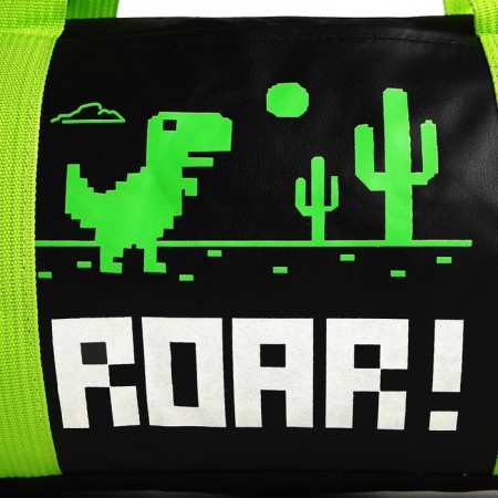 Children's sports bag for the boy "Dinosaurus", 40x20x20 cm, black-4
