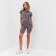 Women's costume minku (top, bicycles), graphite color, river 48