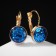 Earrings with the rhinestones "confetti" flash, color mix