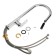 Kitchen mixer Zein Z3784, single -leaf, exhaust surplus, aerator of 2 modes, chrome